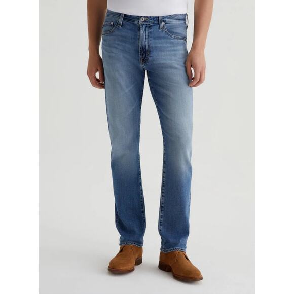 Everett AG Slim Straight Denim Blue Jeans US Men's 29x31 - Picture 1 of 8